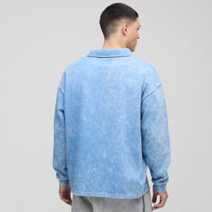 Oversized Washed Revere Polo